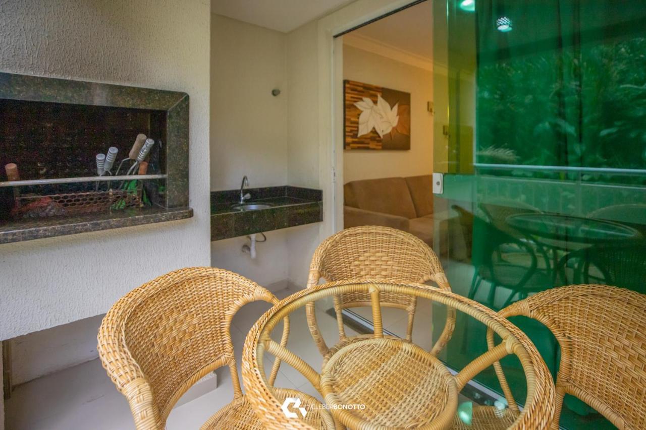 Flat Com Piscina Termica No Bombinhas Summer Beach 외부 사진