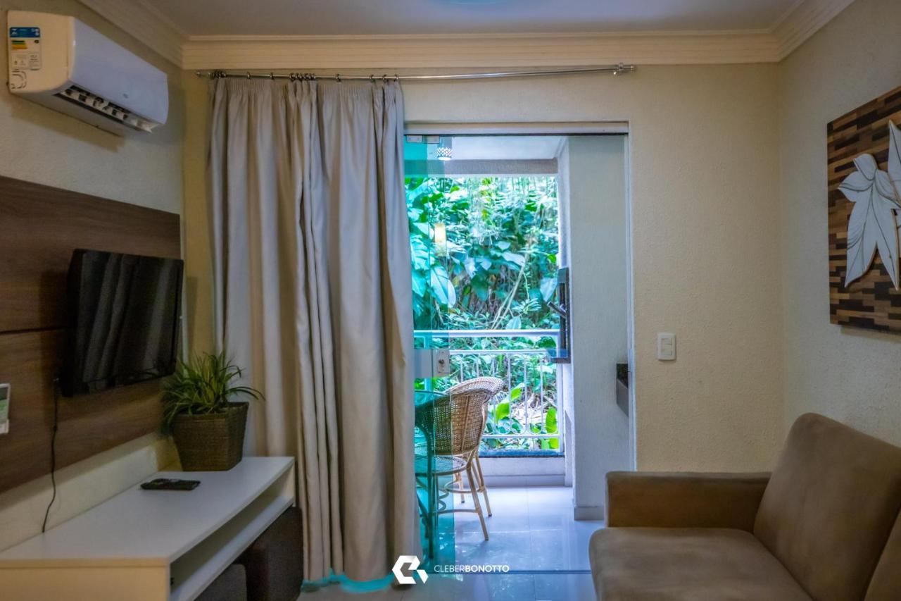 Flat Com Piscina Termica No Bombinhas Summer Beach 외부 사진